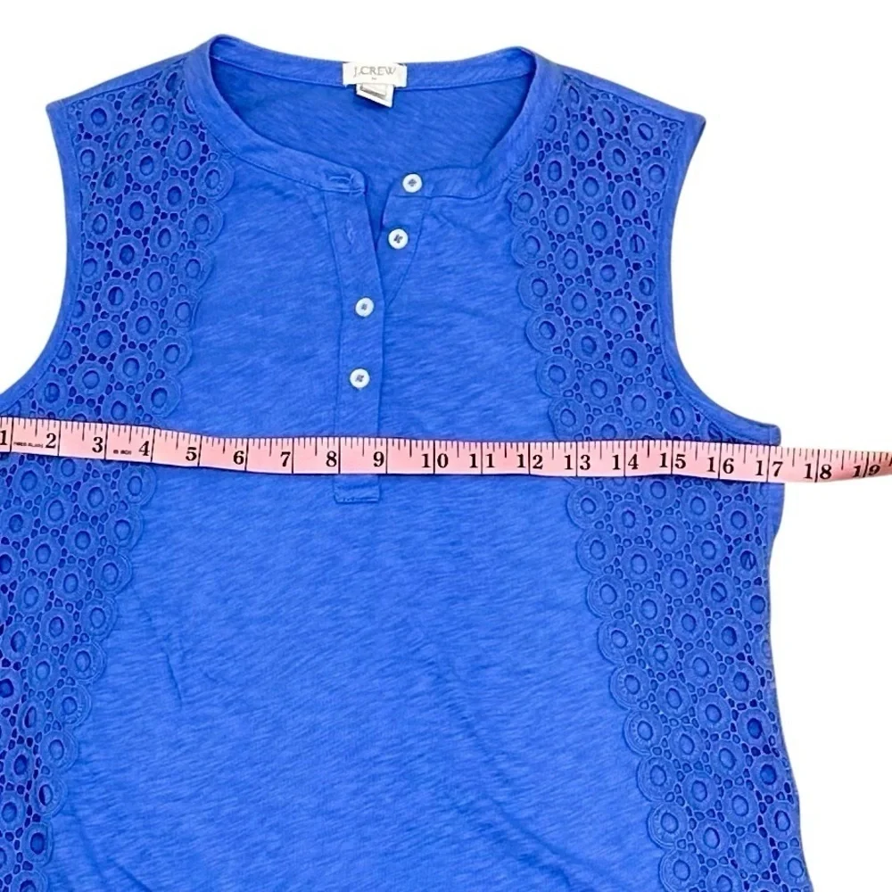 J Crew Factory Sleeveless Lace Detail Top Size S - Picture 9 of 10